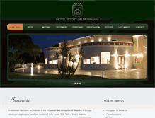 Tablet Screenshot of hoteldeinormanni.it